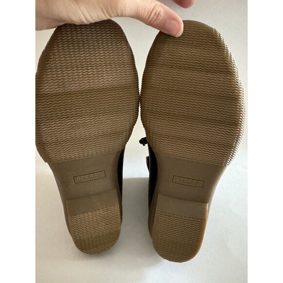 Sperry Women's Saltwater Wool Rain boot Nylon Duck Boot - Black size 7.5 NEW - Picture 6 of 7